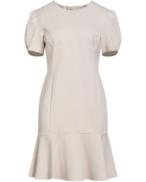 Rebel Queen Mini Dress Viscose, Polyamide, Elastane - Natural