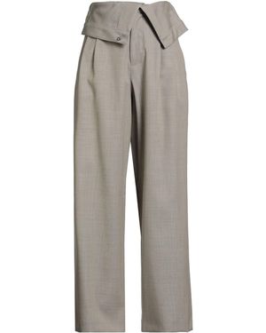JW Anderson Khaki Pants Wool - Gray