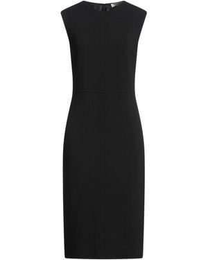 Antonelli Midi Dress Virgin Wool, Viscose - Black