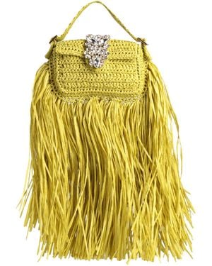 Gedebe Light Handbag Natural Raffia - Yellow