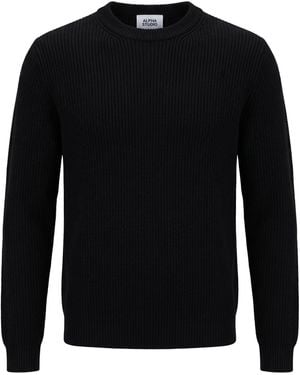 Alpha Studio Pullover - Schwarz