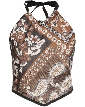 Kaos Top Cotton - Brown