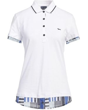 Harmont & Blaine Polo Shirt Cotton, Elastane - White