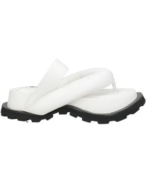 Jil Sander Sandalias De Dedo - Blanco
