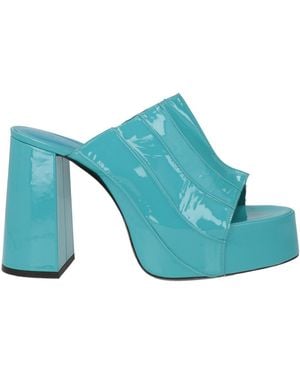 BY FAR Sandals Leather - Blue