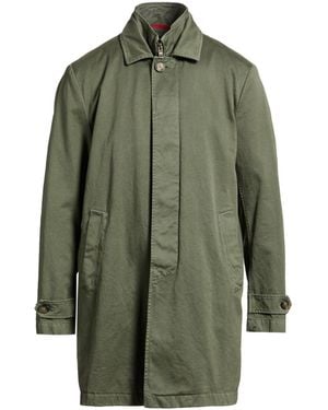 Fay Overcoat & Trench Coat - Green
