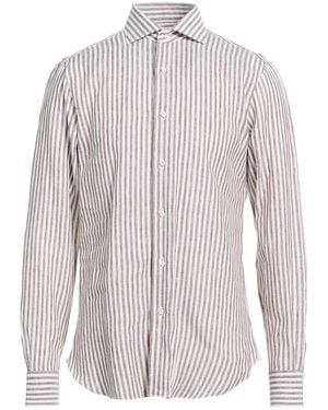 Barba Napoli Shirt Linen - White