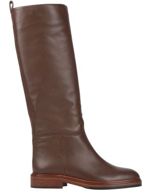 Bervicato Chocolate Boot Calfskin - Brown