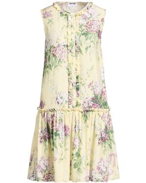 Moschino X Sanderson Mini Dress Silk - Natural