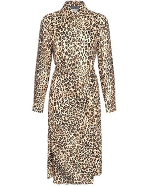 Ermanno Scervino Midi Dress Viscose - Natural