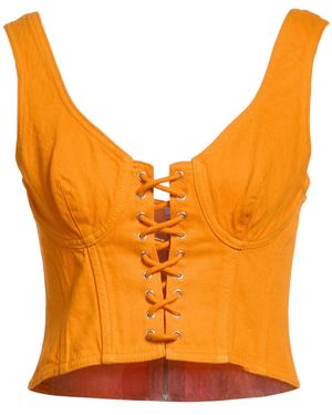 Grifoni Top Cotton, Elastane - Orange