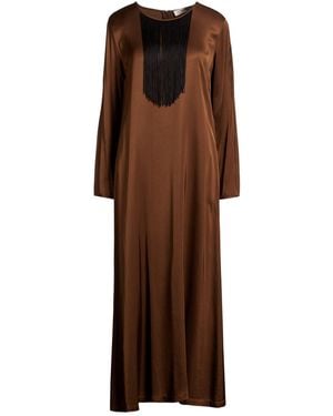 Jucca Maxi Dress Viscose - Brown
