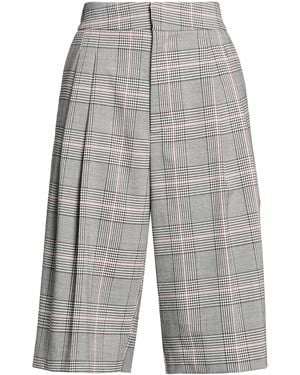 Semicouture Shorts & Bermuda Shorts Polyester, Viscose, Wool, Elastane - Gray