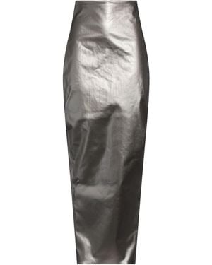 Rick Owens Denim Skirt Cotton, Elastomultiester, Natural Rubber - Gray