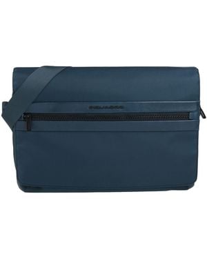 Piquadro Cross-Body Bag Cow Leather, Eva (Ethylene - Blue