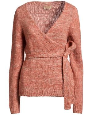 Momoní Cardigan Polyester, Mohair Wool, Alpaca Wool, Wool, Polyamide - Pink