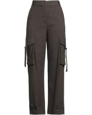ViCOLO Trousers Polyester, Viscose, Elastane - Grey