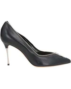 Sergio Rossi Pumps Leather - Gray