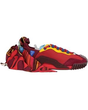 Dolce & Gabbana Trainers Leather, Textile Fibres - Red