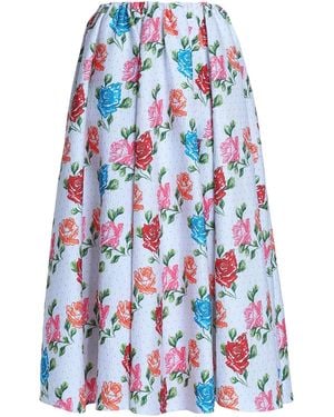 Emilia Wickstead Maxi Skirt - Blue