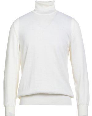 Andrea Fenzi Turtlenecks - White