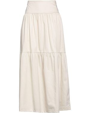 Douuod Maxi Skirt Cotton - White