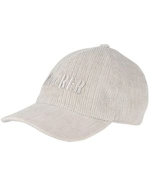 Moorer Light Hat Cotton, Elastane - White