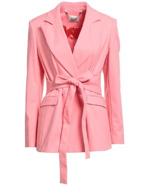 Fracomina Collection Blazer Cotton, Polyester, Elastane - Pink