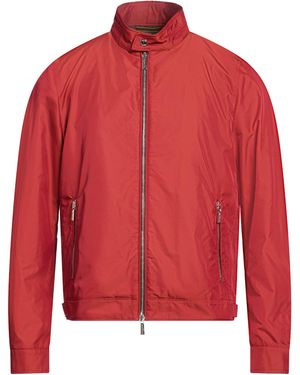 Moorer Brick Jacket Polyester - Red