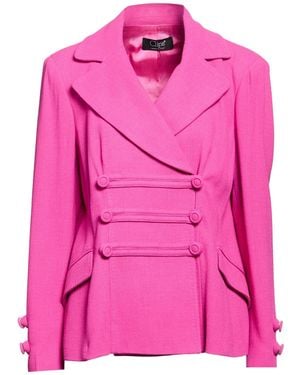 Clips Blazer Viscose, Virgin Wool - Pink
