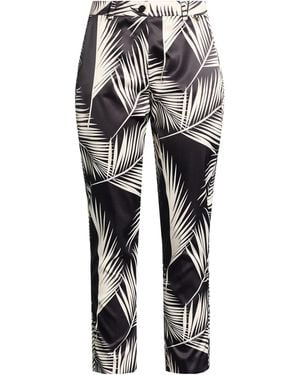 Gai Mattiolo Trousers Polyester, Elastane - White