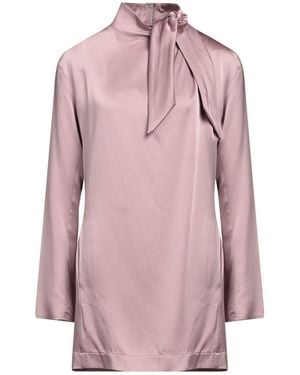 Semicouture Mini Dress Acetate, Viscose - Pink