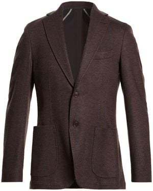Tombolini Blazer Virgin Wool, Cotton, Polyamide - Brown