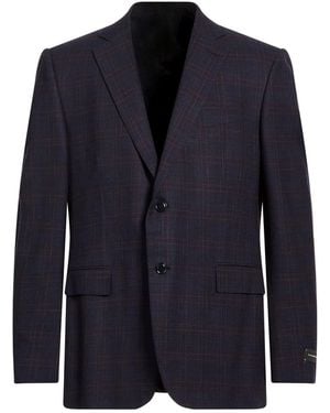 ZEGNA Midnight Blazer Wool, Silk - Blue