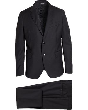 Brian Dales Suit Wool, Silk - Blue