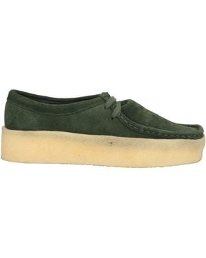 Clarks Lace-Up Shoes Leather - Green
