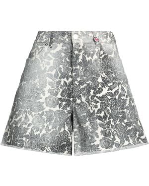 I LOVE MP Denim Shorts Cotton, Elastane - Gray