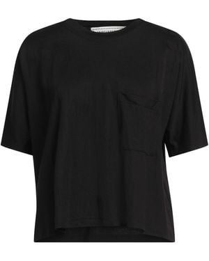 Shirtaporter T-Shirt Viscose, Nylon, Elastane - Black