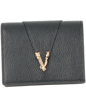 Versace Wallet Calfskin - Grey