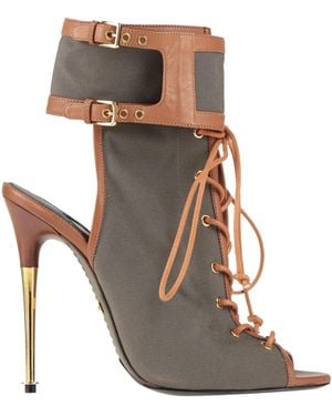 Tom Ford Ankle Boots Textile Fibers - Brown