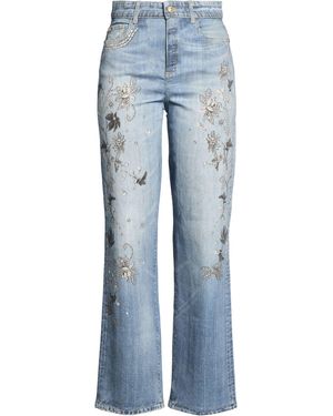 Nenette Jeans Cotton, Elastomultiester, Elastane - Blue
