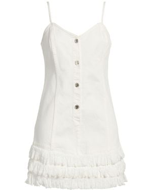 Grifoni Mini Dress Cotton, Elastane - White
