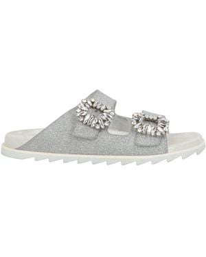 Roger Vivier Sandals Textile Fibers - White