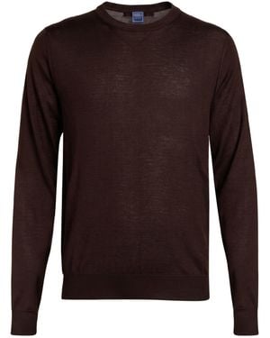 Fedeli Chocolate Sweater Cashmere, Silk - Brown