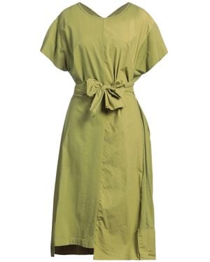 High Midi Dress - Green