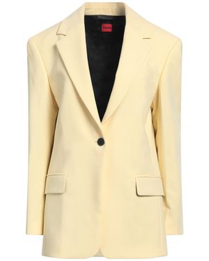 HUGO Pastel Blazer Polyester, Viscose, Elastane - Natural