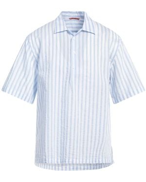 Barena Azure Shirt Linen - Blue