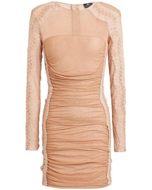 Elisabetta Franchi Vestito Corto - Neutro