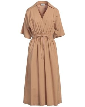 Ottod'Ame Midi-Kleid - Natur