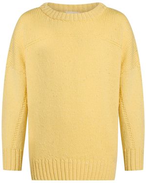 Thinking Mu Sweater Merino Wool, Silk - Yellow